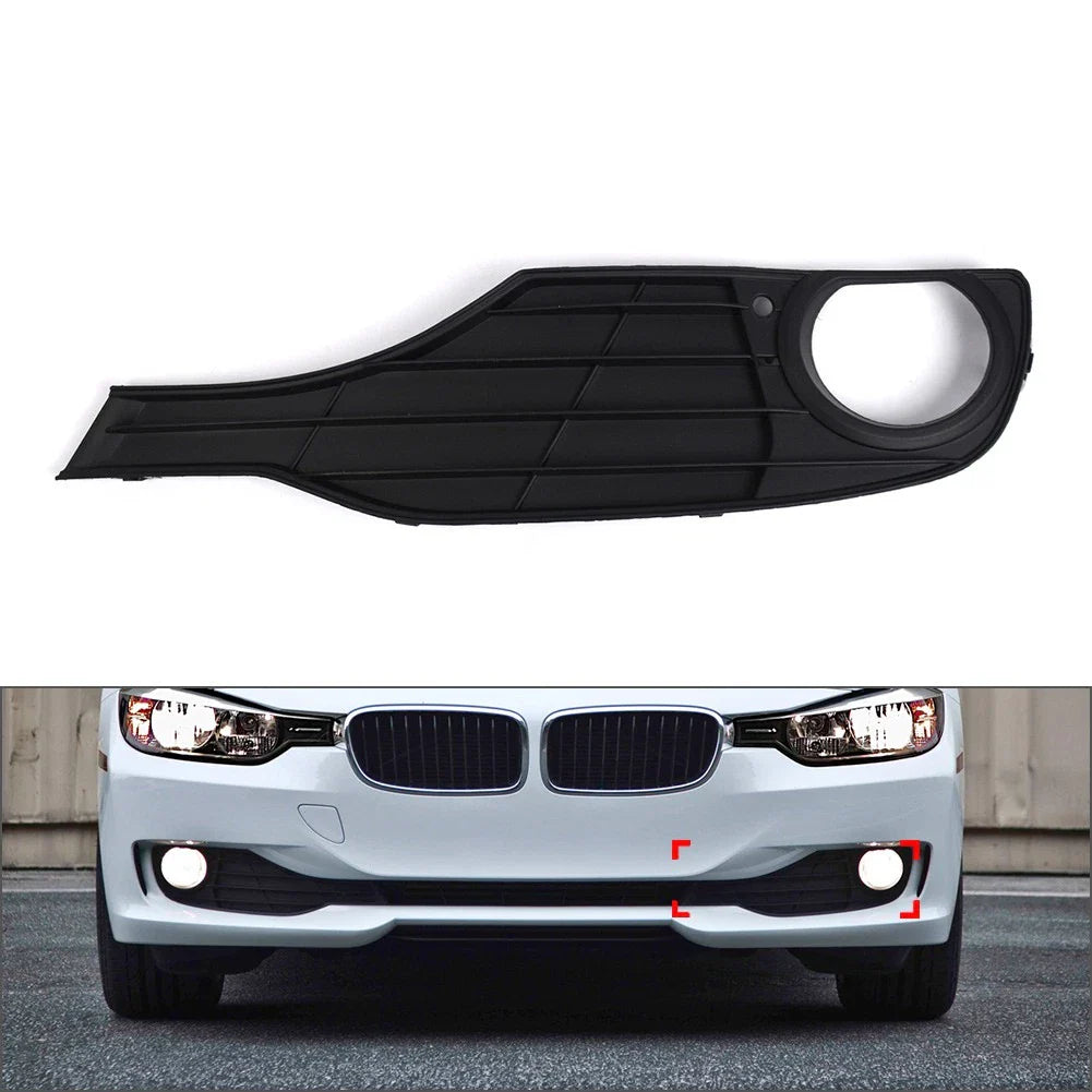 Left Side Front Bumper Fog Light Grille for BMW 3 Series F30 F31 (2012-2015)