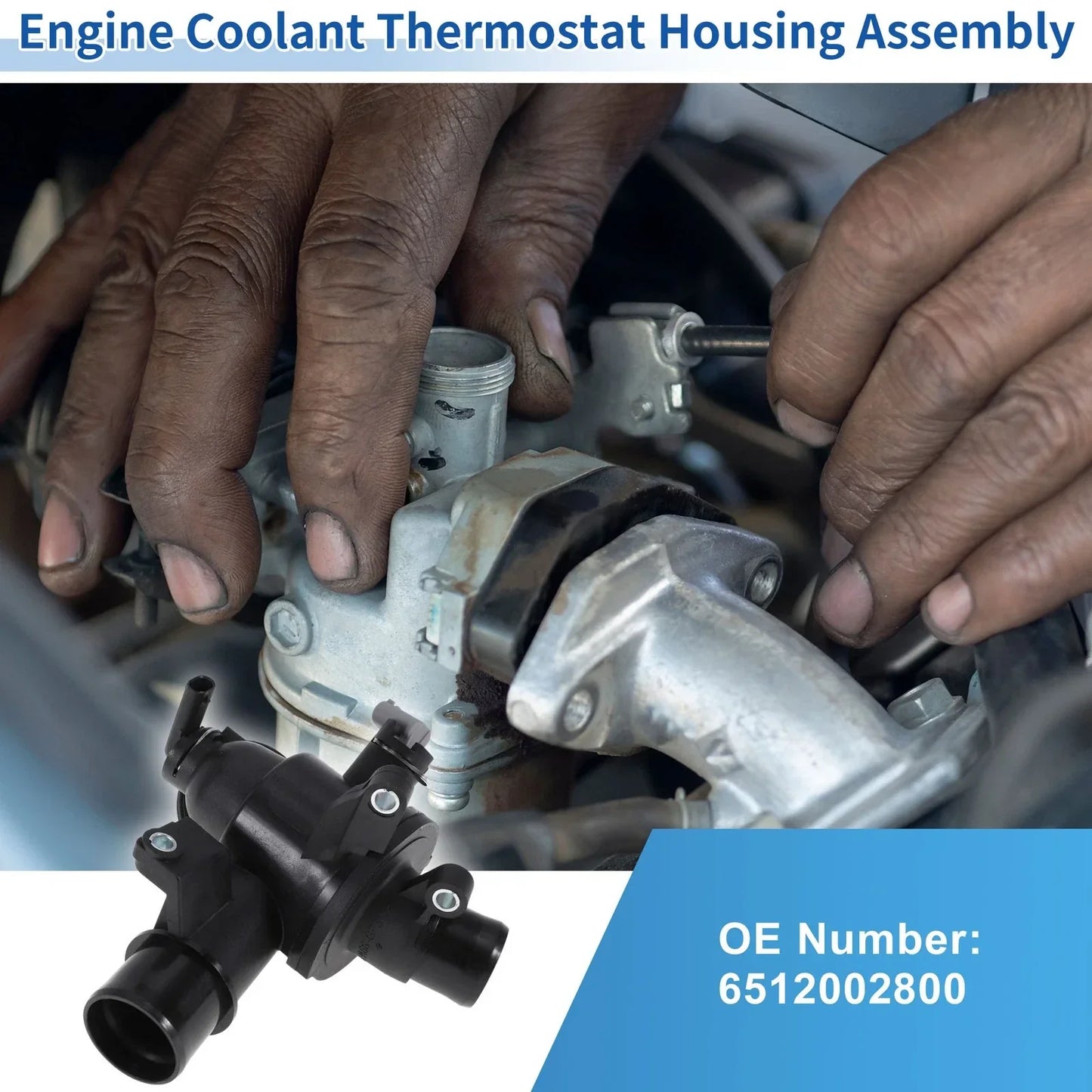 Engine Coolant Thermostat Housing for MERCEDES-BENZ E250 (2013-2016)