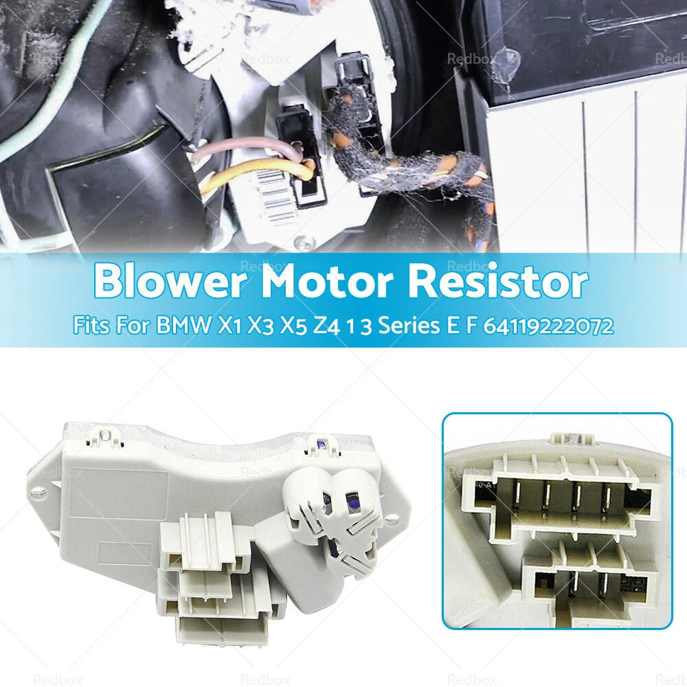 Blower Motor Resistor for BMW X1 X3 X5 Z4 1 3 Series (2004-2017)