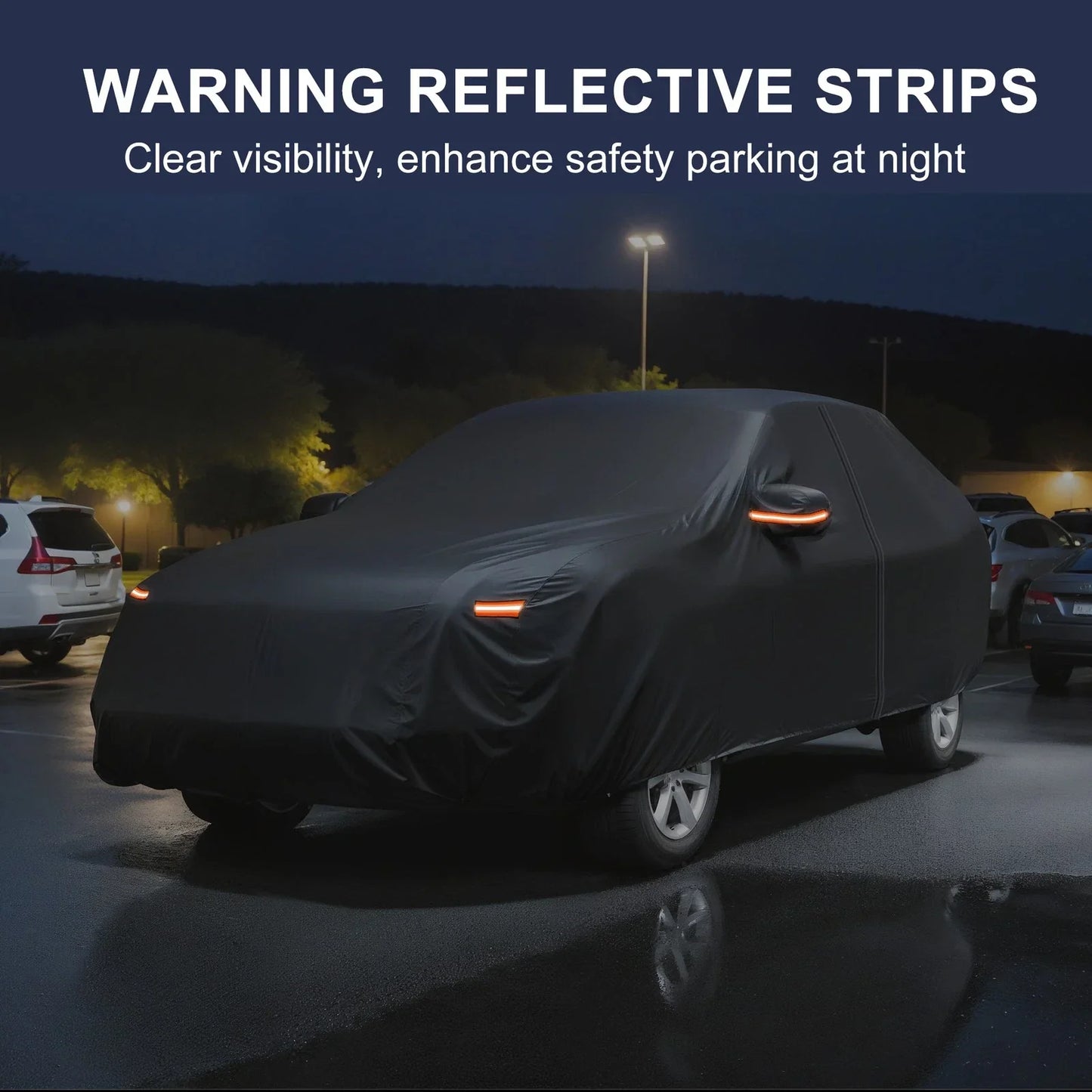 Waterproof Car Cover with Driver Door Zipper for Hyundai Tucson (2016-2023)