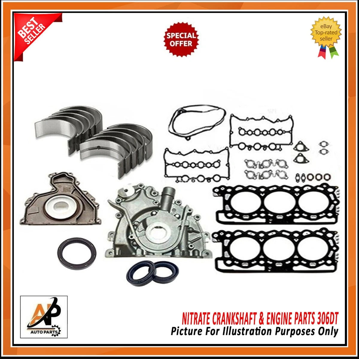 Engine Rebuild Kit Heavy Duty for Land Rover Jaguar 3.0 TDV6 (2016–2021)