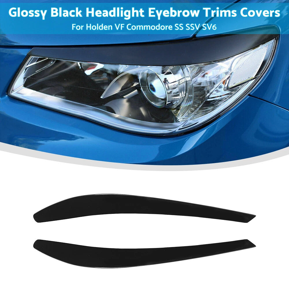 Headlight Eyebrow Eyelid Cover Trim for Holden Commodore VF (2013-2017)