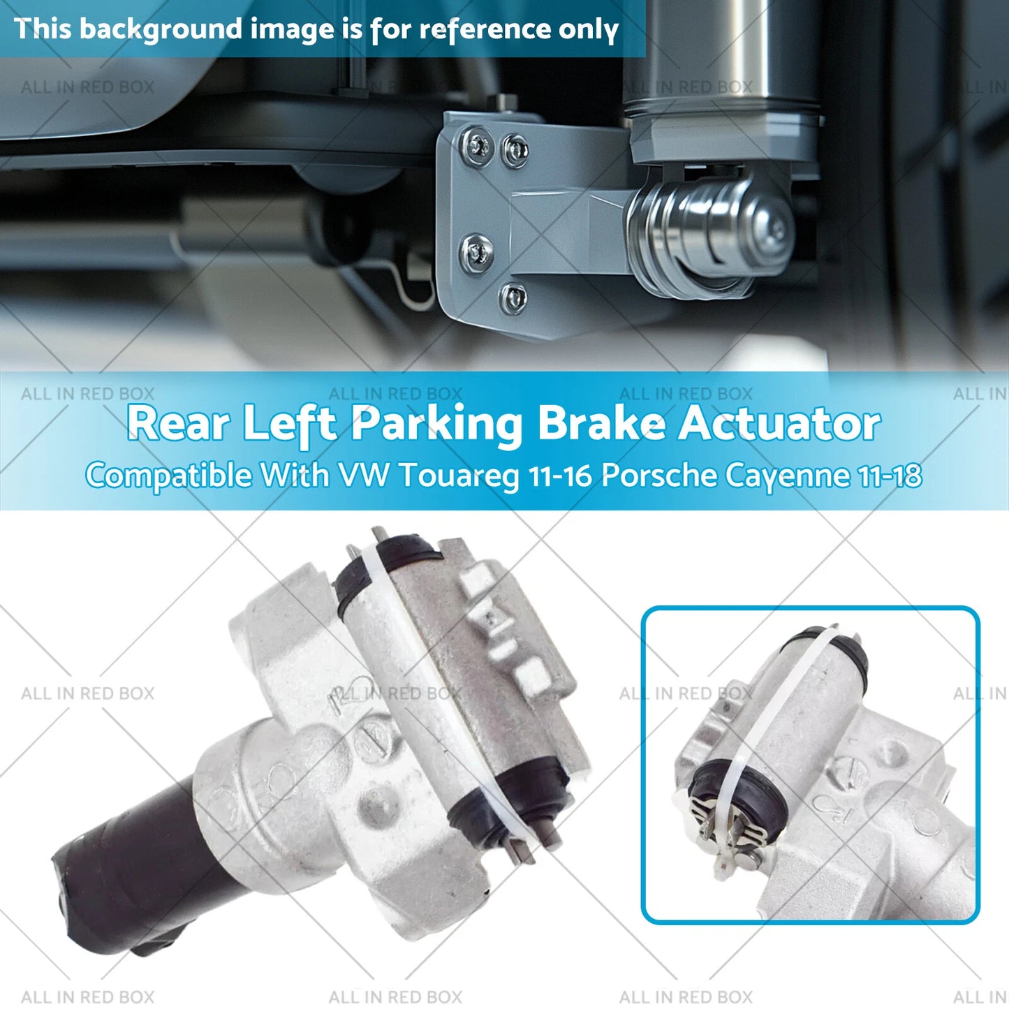Rear Left Parking Brake Actuator for VW Touareg, Cayenne (2011-2018)