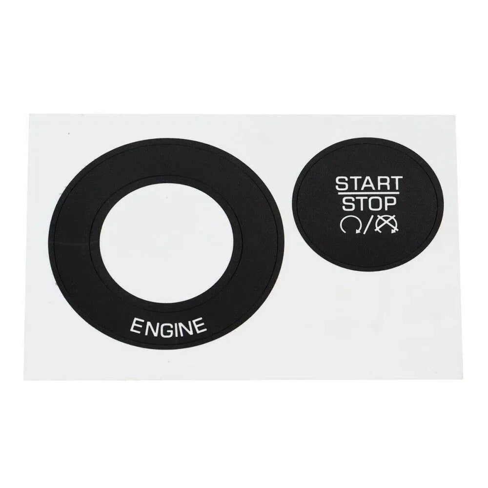 Ignition Push Button Start Stop Decal for Dodge Charger (2011-2014)