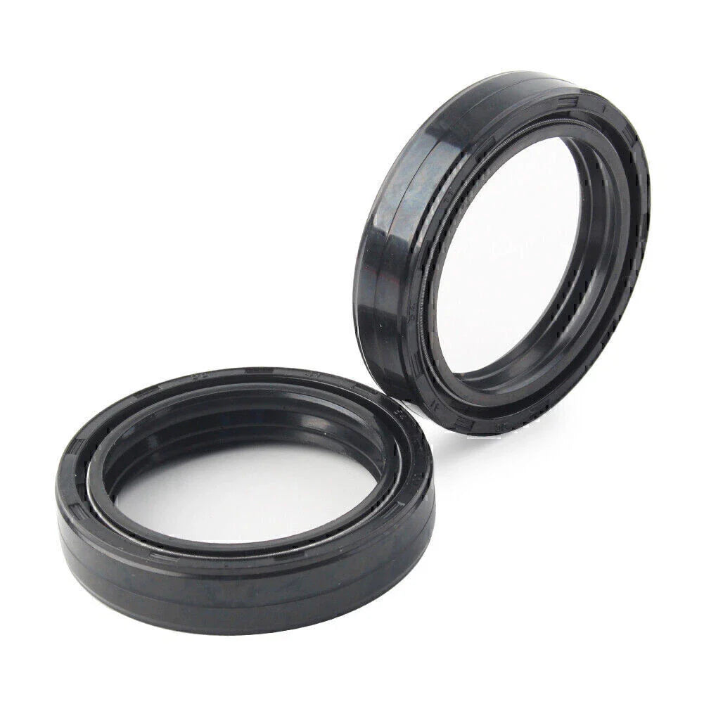 Black 43X55 Motorcycle Front Damper Shock Absorber Fork Seal