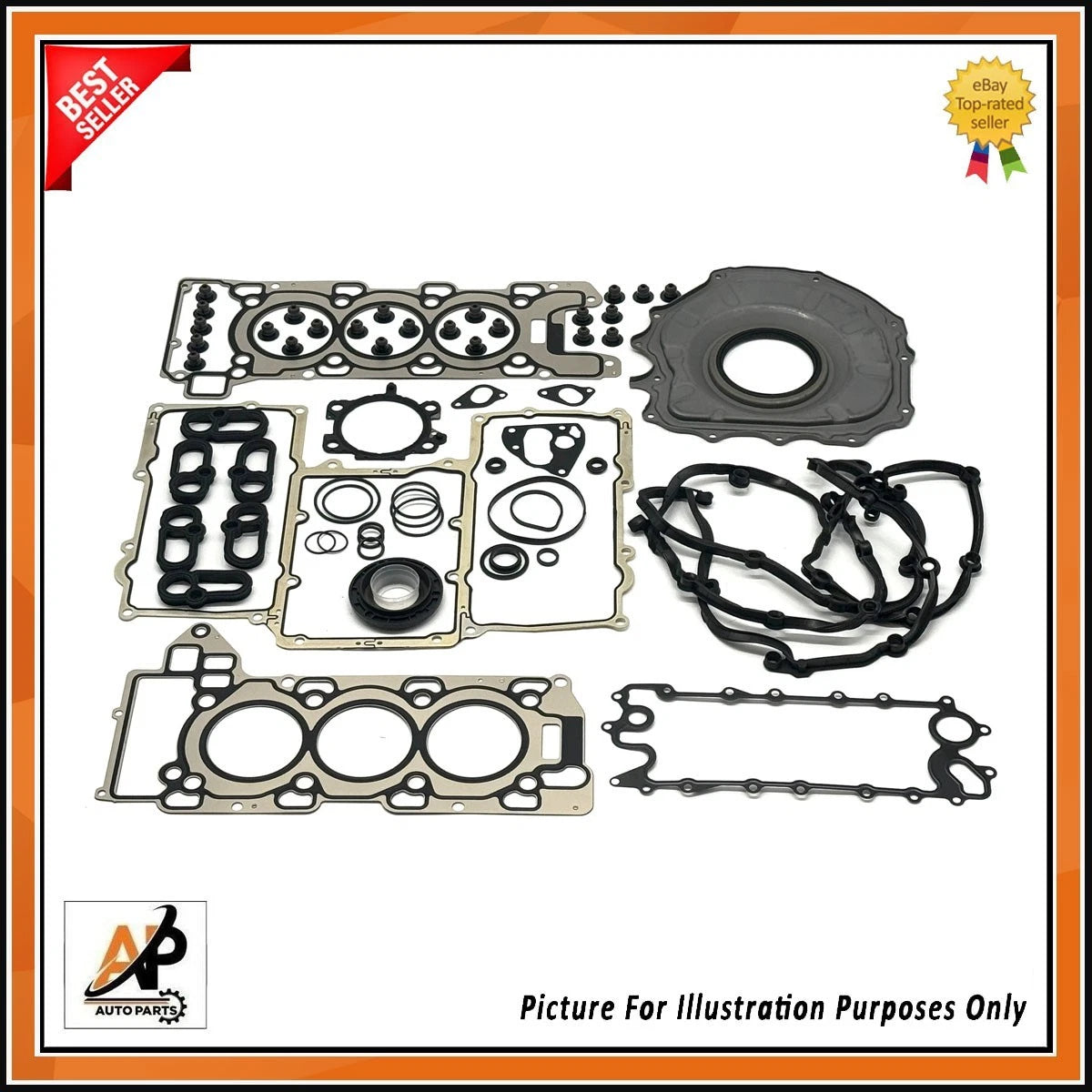 Engine Full Gasket Set Replacement for Jaguar Land Rover 3.0 Supercharged (2018–2025)