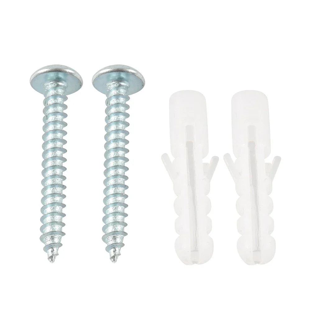 12-Inch White Metal Support Brackets for Closet Shelf