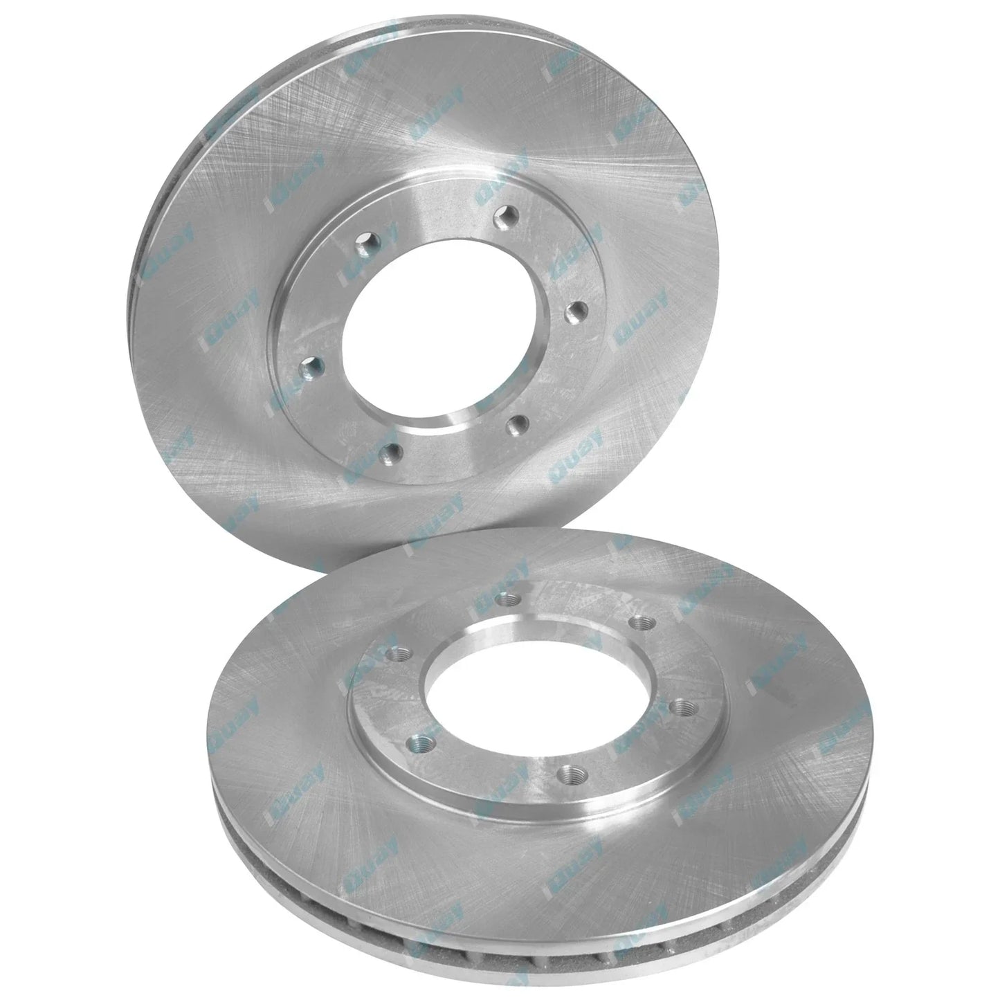 2 Front Disc Brake Rotors for Nissan Patrol GQ Y60 6cyl 4.2L 1992-1997