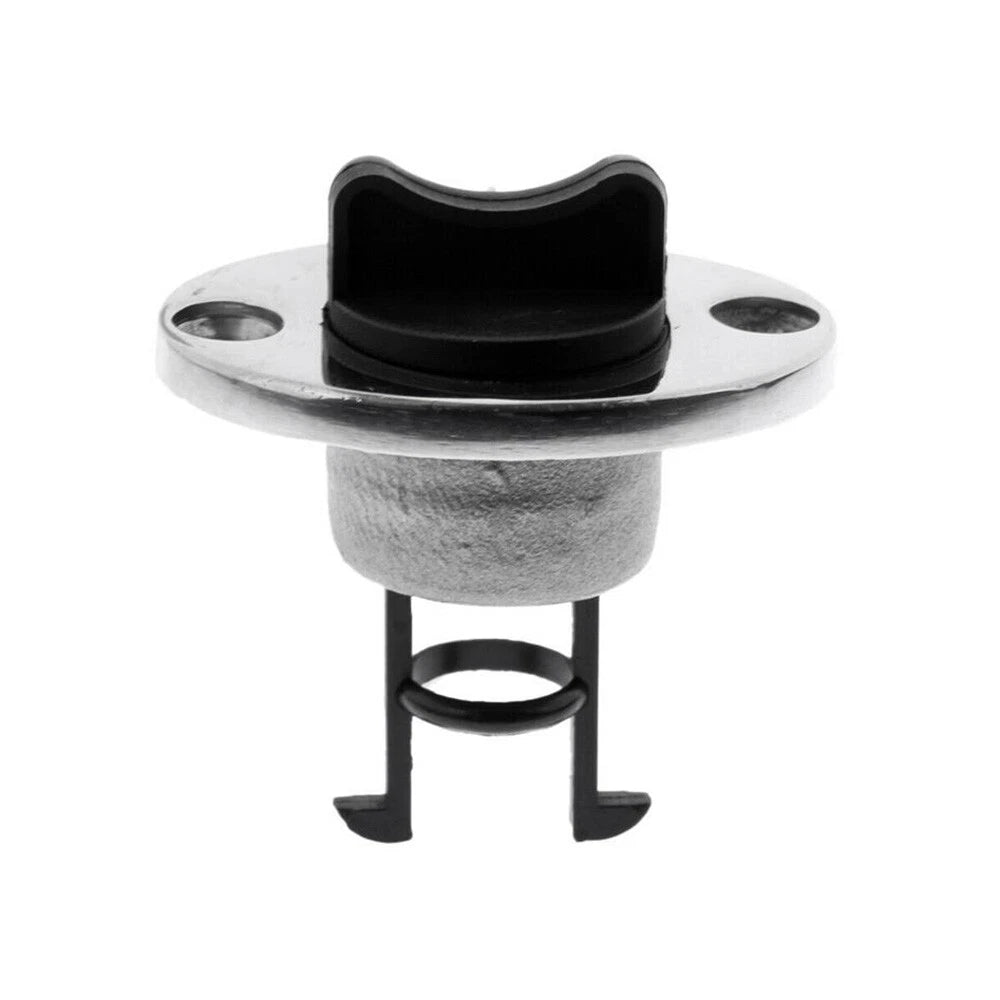 Chrome Boat Bungs with Plastic Coarse Thread Transom Bung