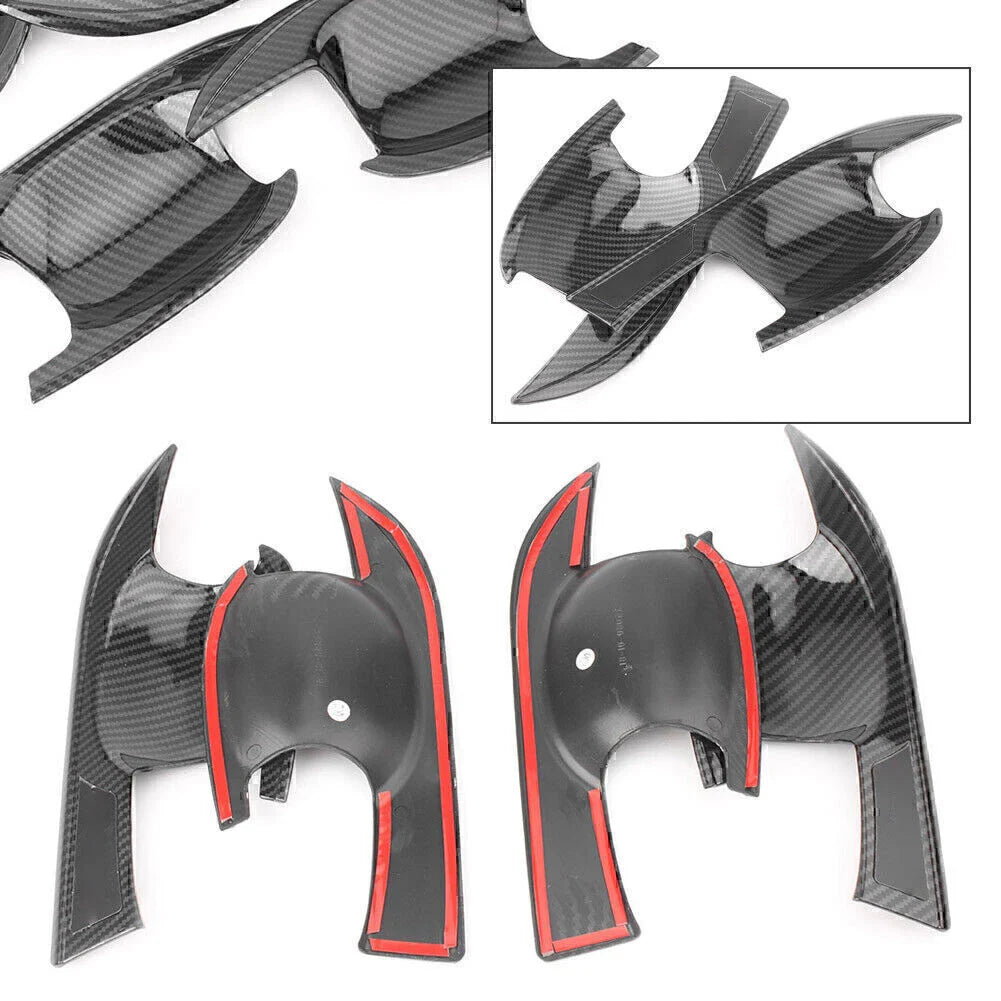 Carbon Fiber Door Handle Bowl Cover Trim for Mitsubishi Eclipse Cross (2018)