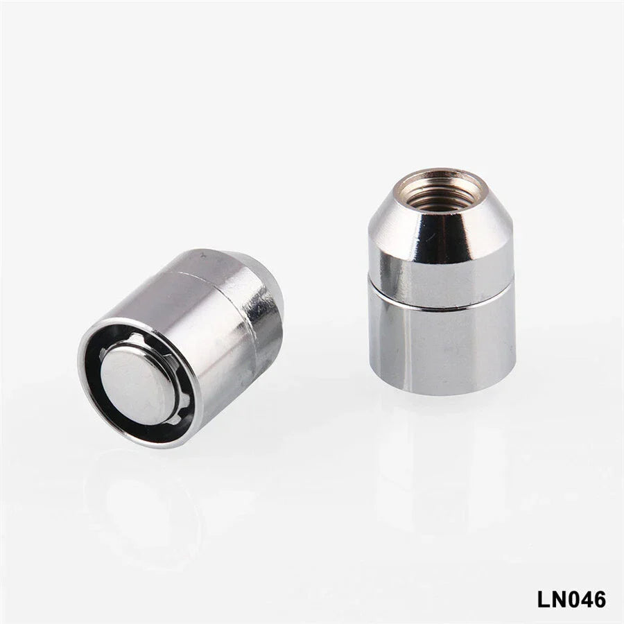4 x Steel Wheel Nuts M12x1.5C & Key Anti-Theft Lock for Honda Toyota
