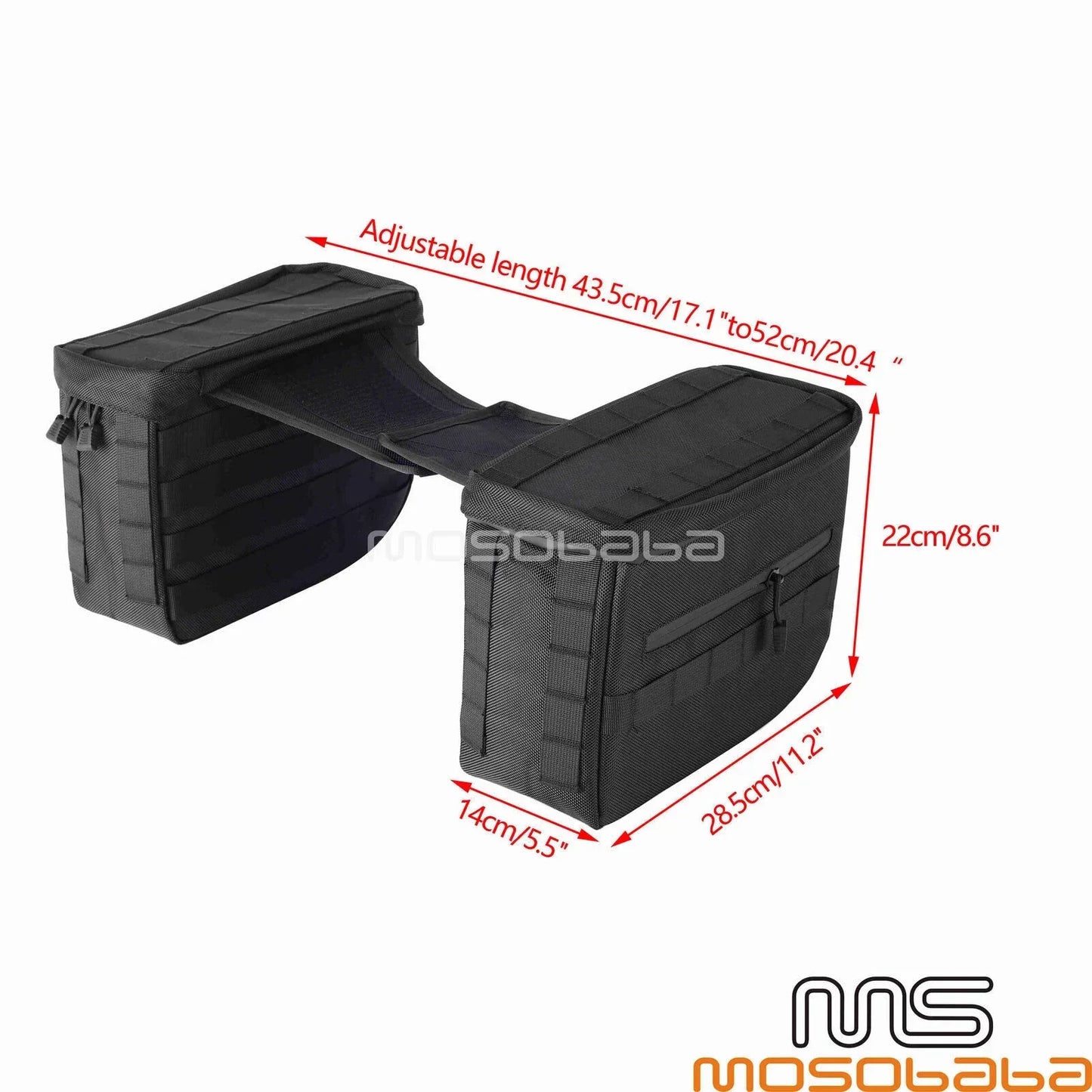 Saddlebag Bags for Harley XL883 XLH883 XL883N XR1200 (2004-2023)