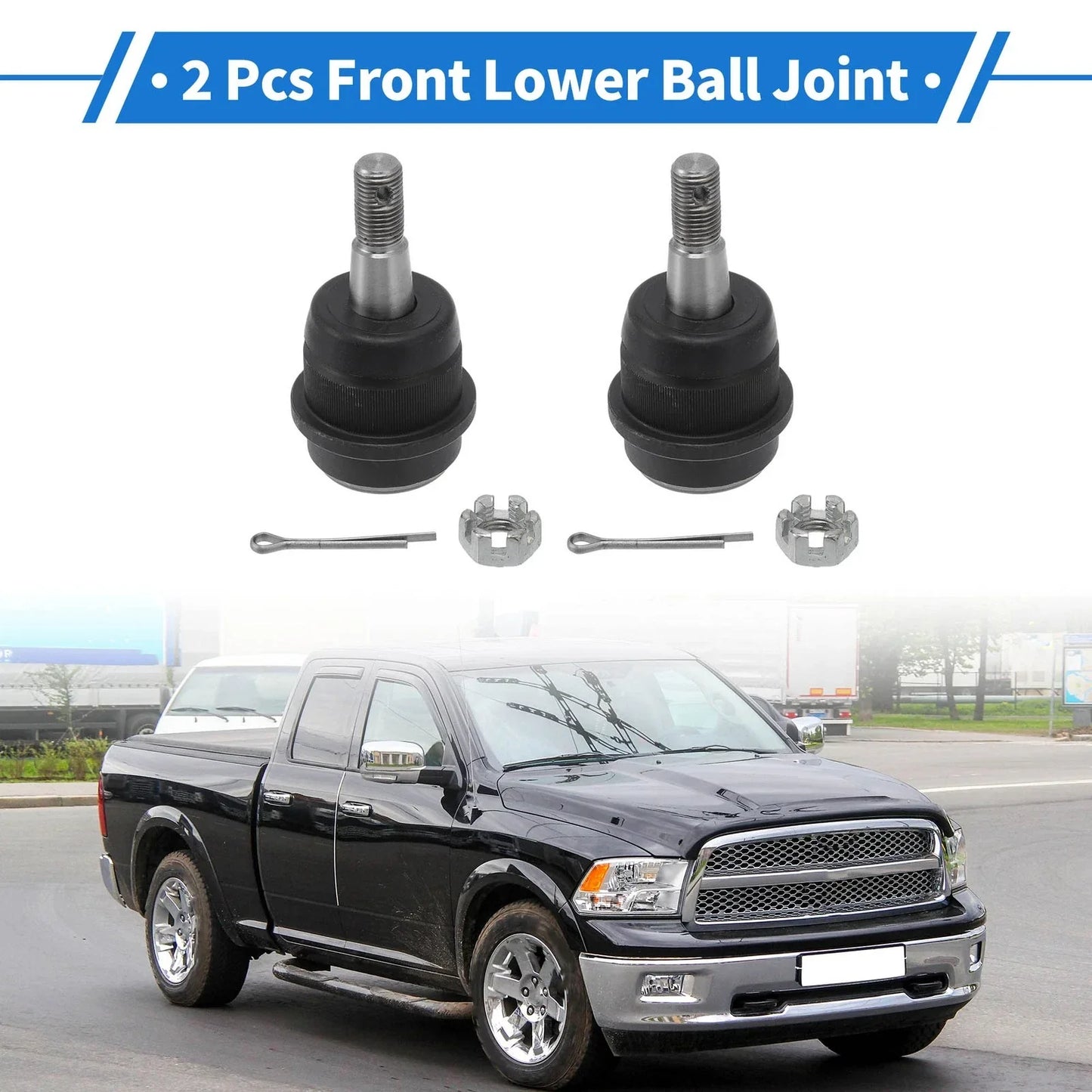 2 x Front Lower Ball Joints for Dodge Ram 1500 (1994-2001)