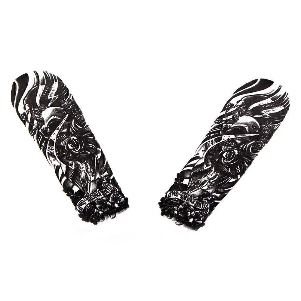 Custom Front Fork Skull Decal Stickers for Harley & Yamaha