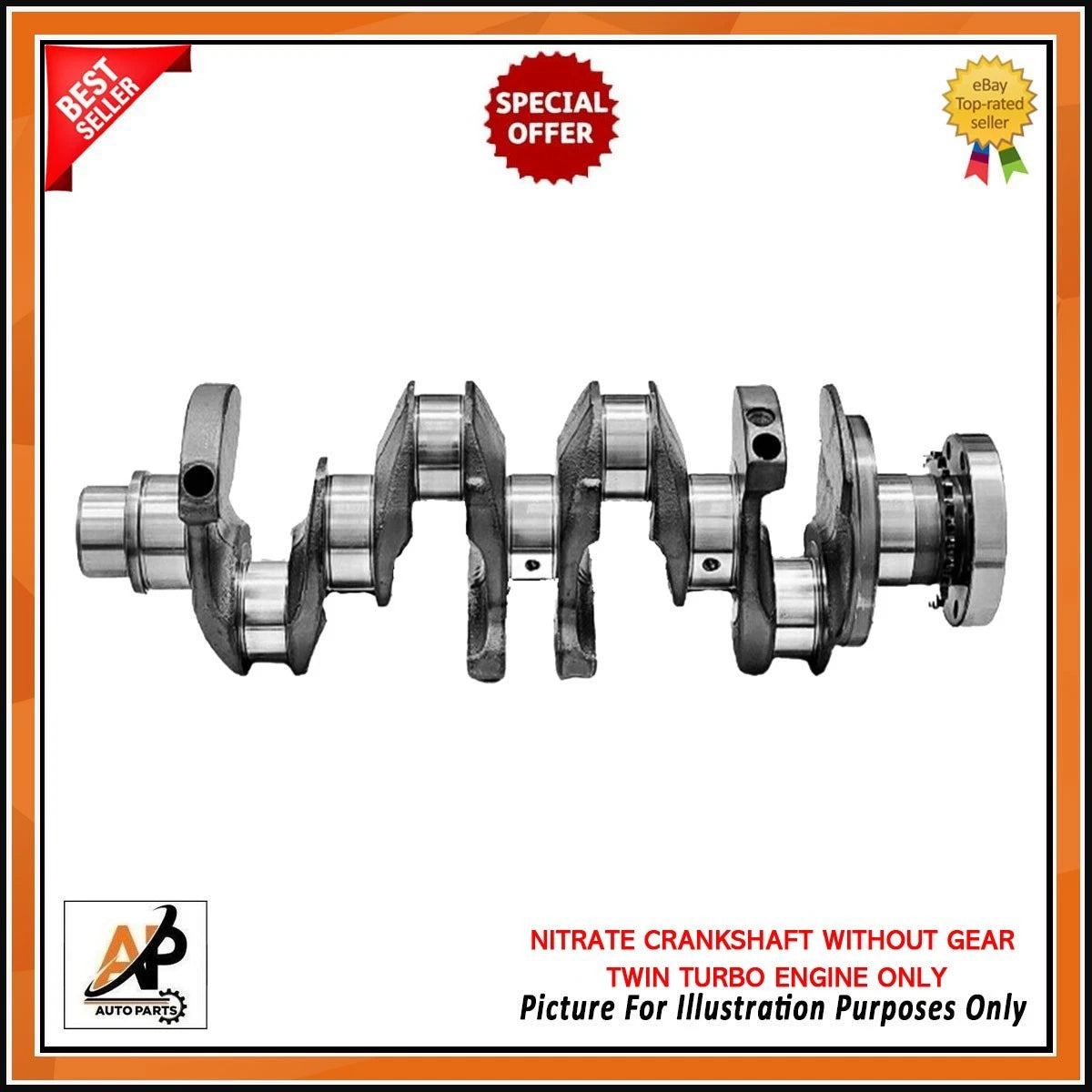 Crankshaft Replacement for Jaguar XE XF Land Rover Range Rover (2000–2015)