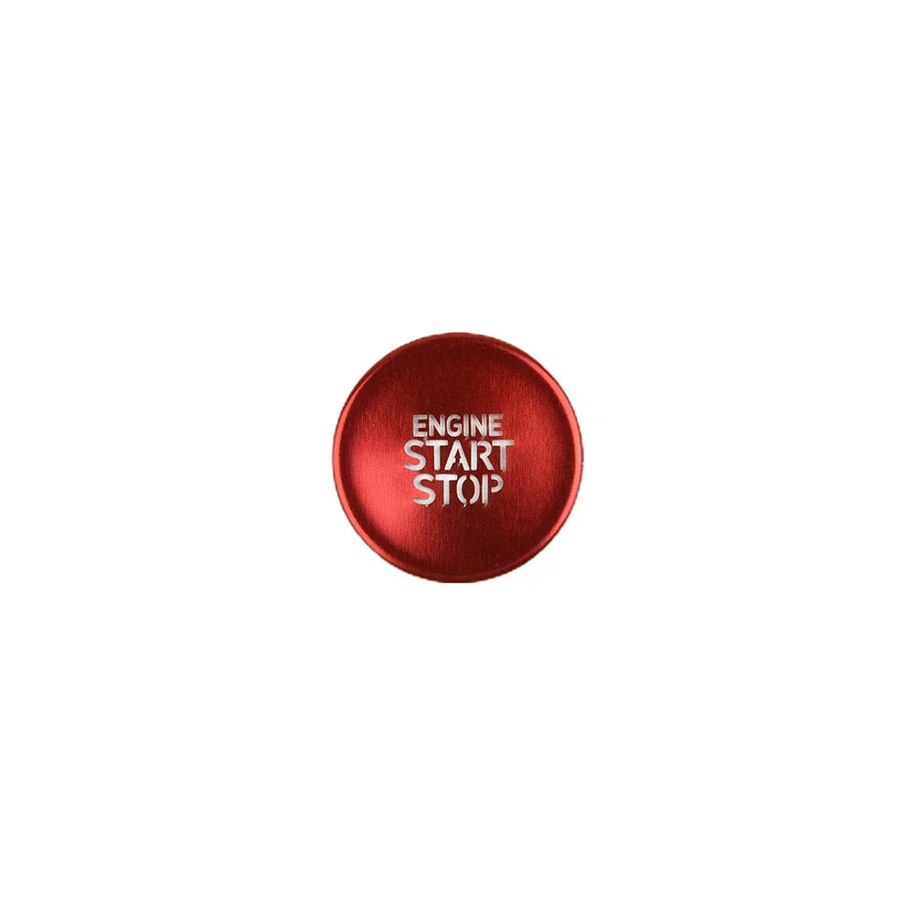 Button Decoration / 1 x Aluminum Alloy Button Engine Red Replacement for Auto