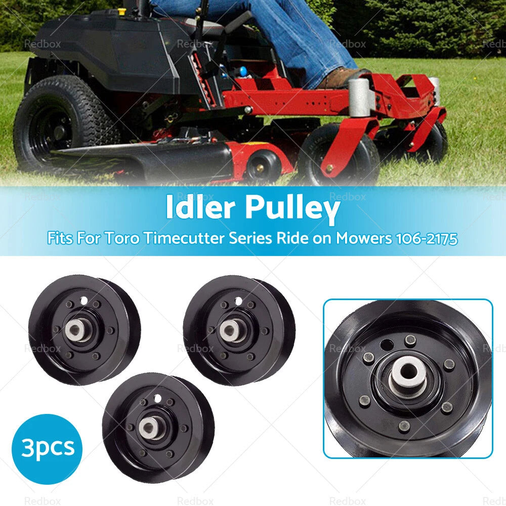 3 x Idler Pulley for Toro Timecutter Z4200 Z5000 Mowers