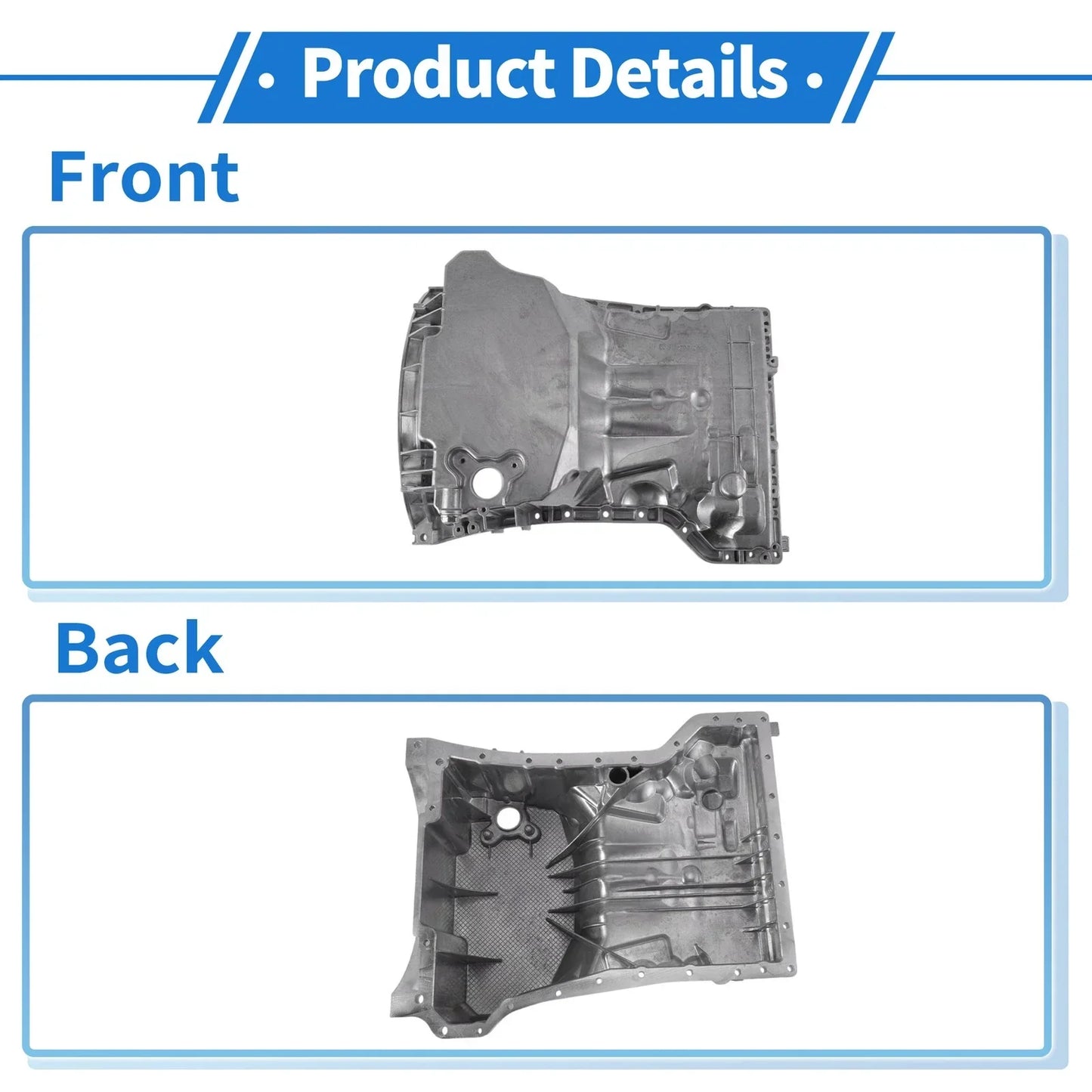 Engine Oil Pan for Mercedes-Benz C250 L4 1.8L (2012-2015) - 1 Pcs