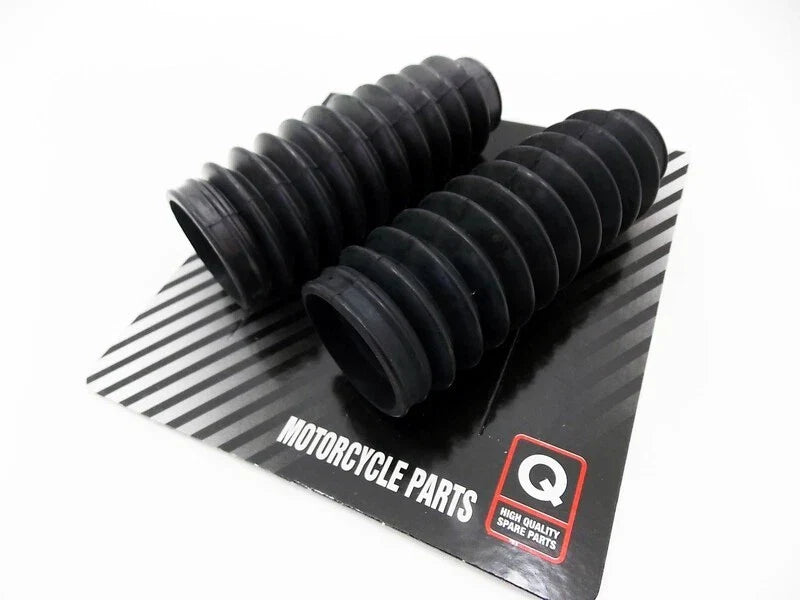 Front Fork Gaiters Rubber Boots Set for Honda CT70 Dax (1969-1994)