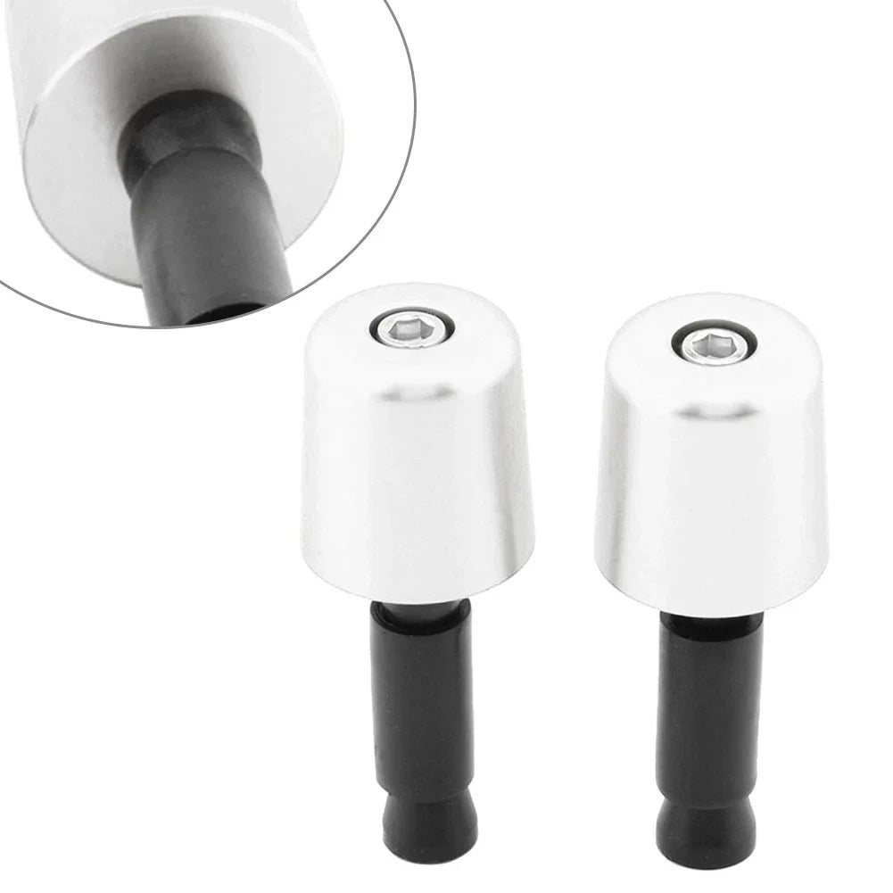 1.5in Handlebar Hand Grips & End Caps for Universal Motorcycle