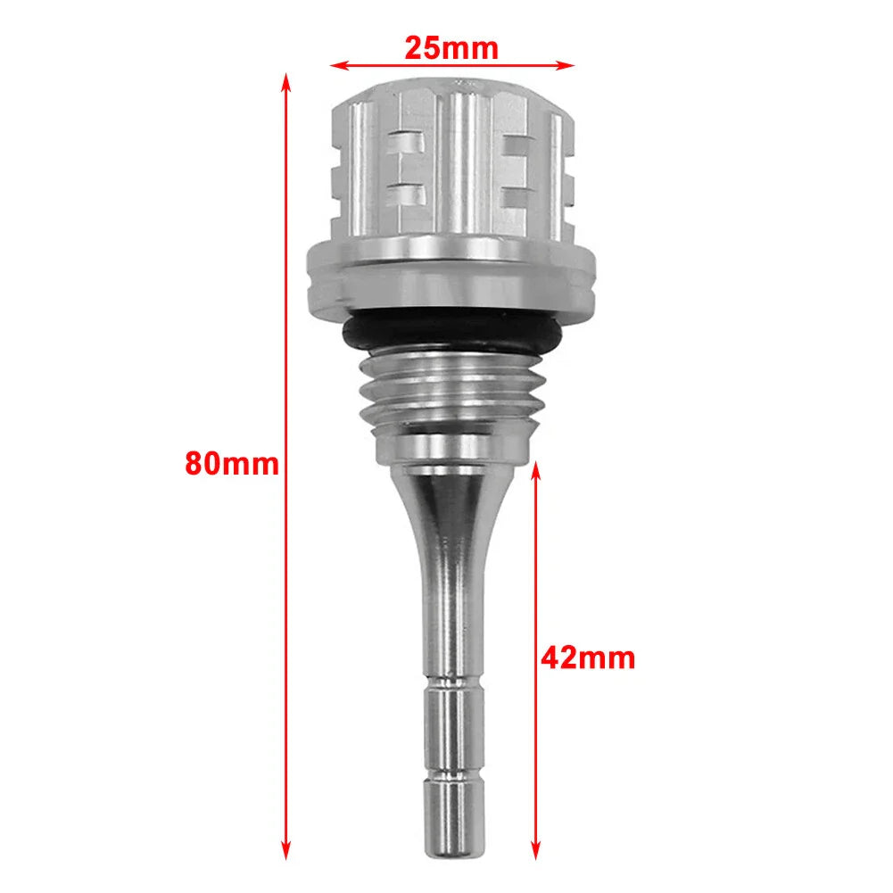 Titanium Oil Dipstick Plug Gauge for GY6 BWS 125CC