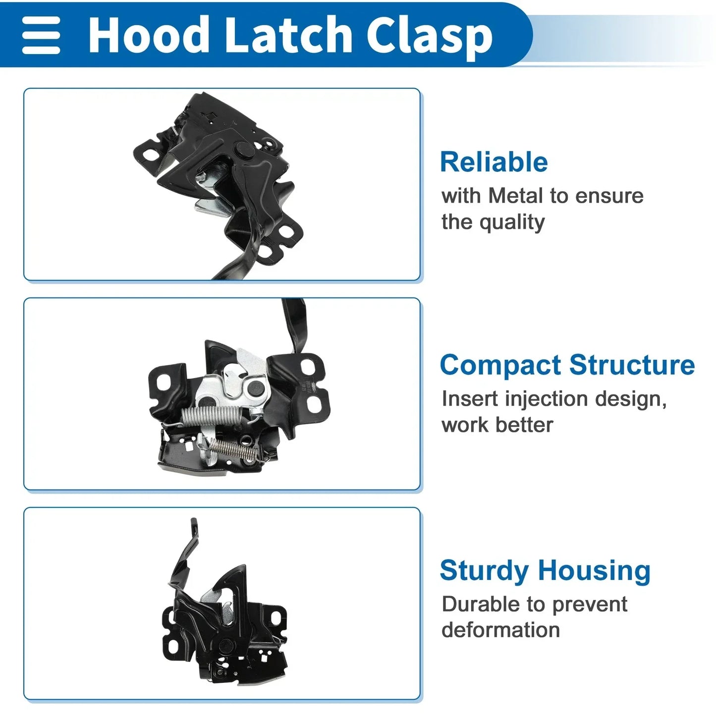 Hood Latch Assembly for Honda Fit (2015-2020) 1 x Pcs