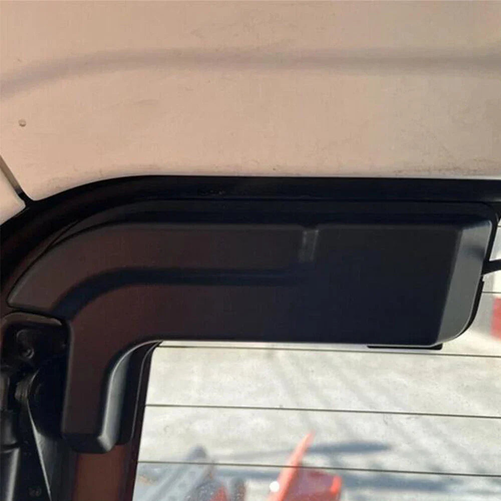 Black Rear Door Glass Heating Line Covers for Jeep Wrangler (2018-2023)