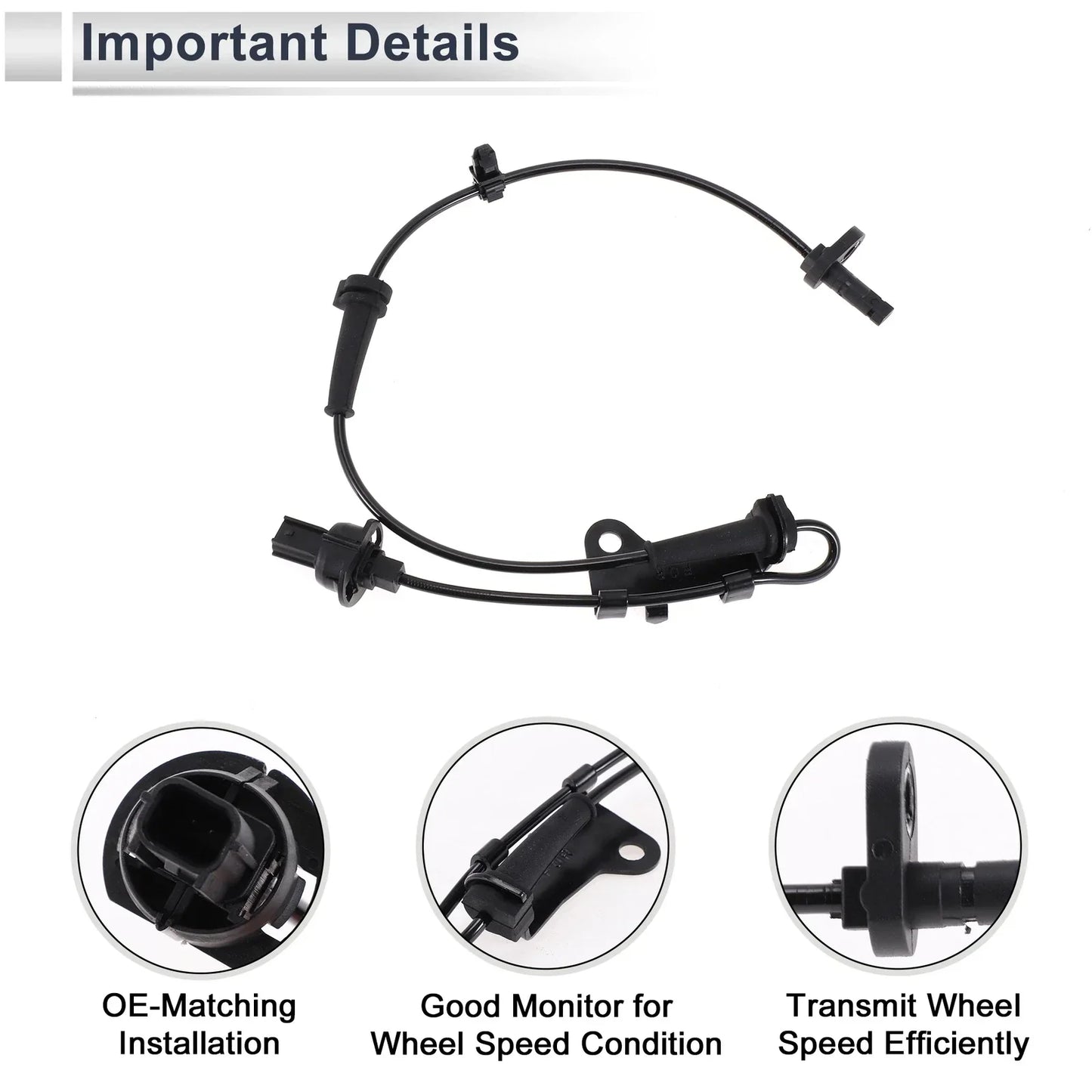 ABS Wheel Speed Sensor for Honda City GM3 (2008-2013)