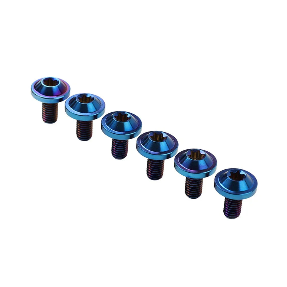 6 x M5x30mm Titanium Alloy Torx Head Bolts for Bike Motorcycle