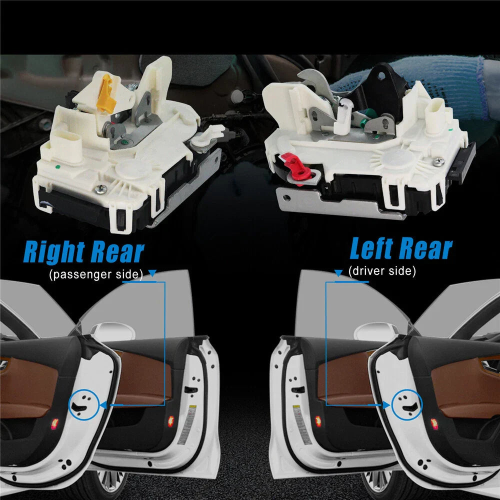 Rear Left & Right Door Lock Actuators for Dodge Caliber, Jeep Compass, Ram 1500 (2007-2012)