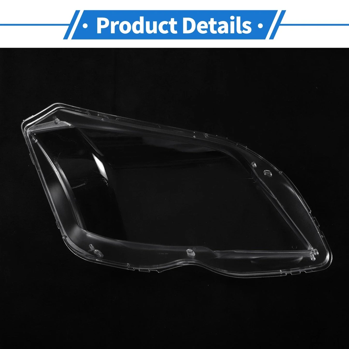 Car Front Left Headlight Lens Cover for Mercedes-Benz GLK (2009-2012)