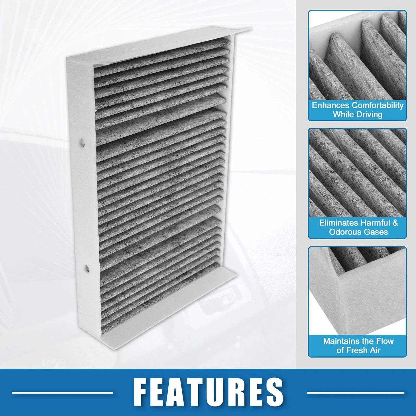 2 x Cabin Air Filters for Mercedes-Benz S450 (2018-2023)