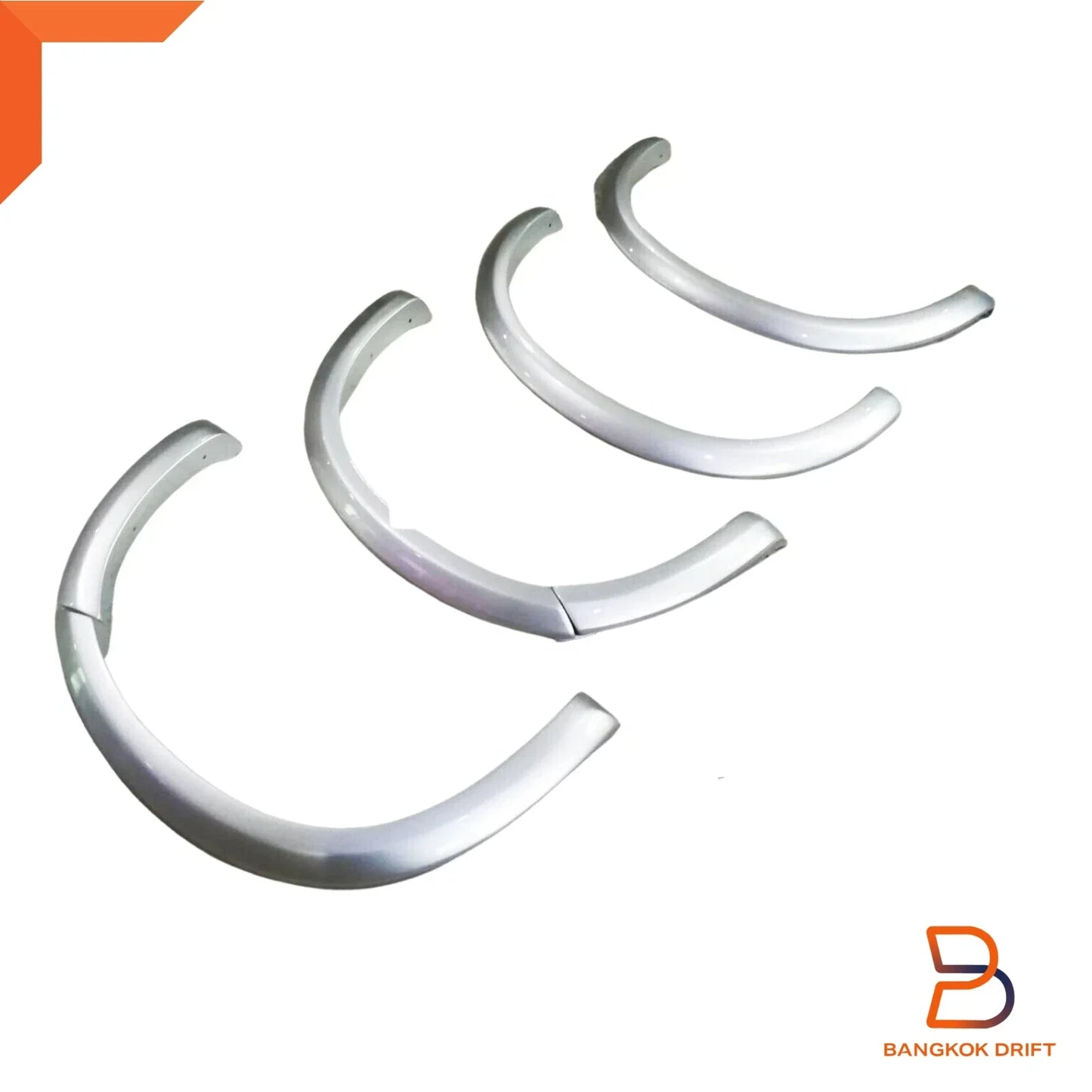 Silver Slim Fender Flares for Toyota Hilux Ute MK6 VIGO (2005-2011)
