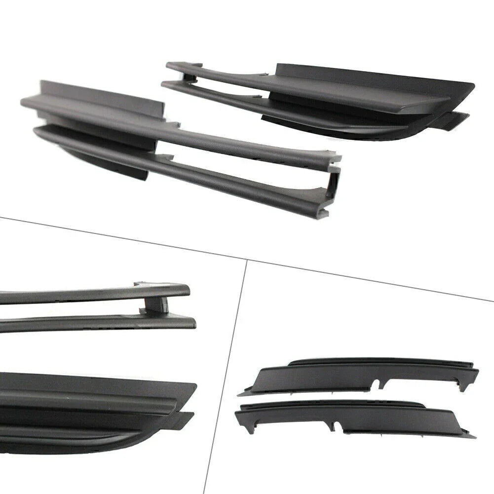 Bumper Grille Set of 2 for BMW 325i 323i 2001-2006 (1999-2006) Black