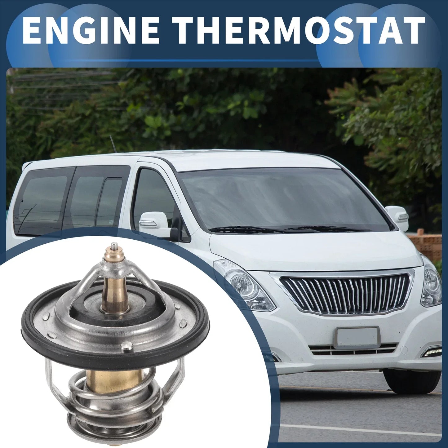 Engine Coolant Thermostat for Hyundai H1 H300 I800 H100 (2007-2014)