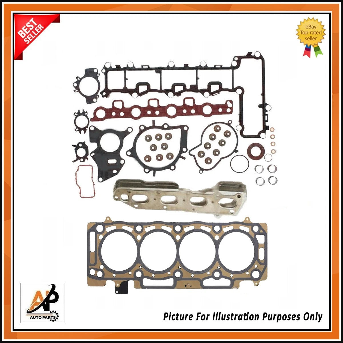 Cylinder Head Gasket Set Replacement for Peugeot Citroen 2.0 HDi (2010–2015)