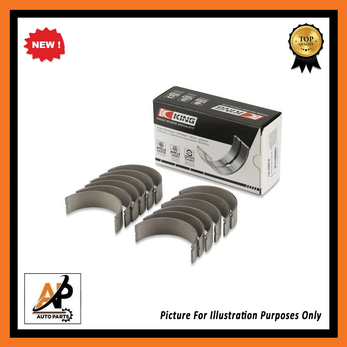 Engine Big End Bearings Heavy Duty for Chrysler Jeep 3.0 CRD (2008–2016)