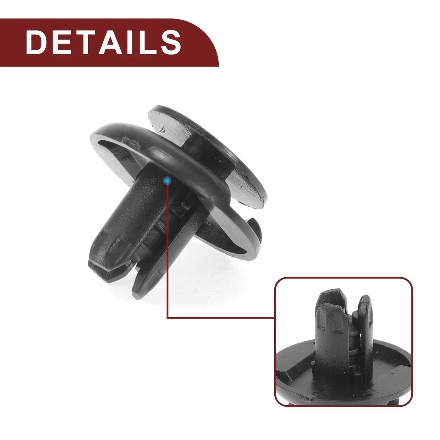 Front Fender Skirt Clips 2 x for Honda Civic 2013-2021 & Honda Fit 2015-2021