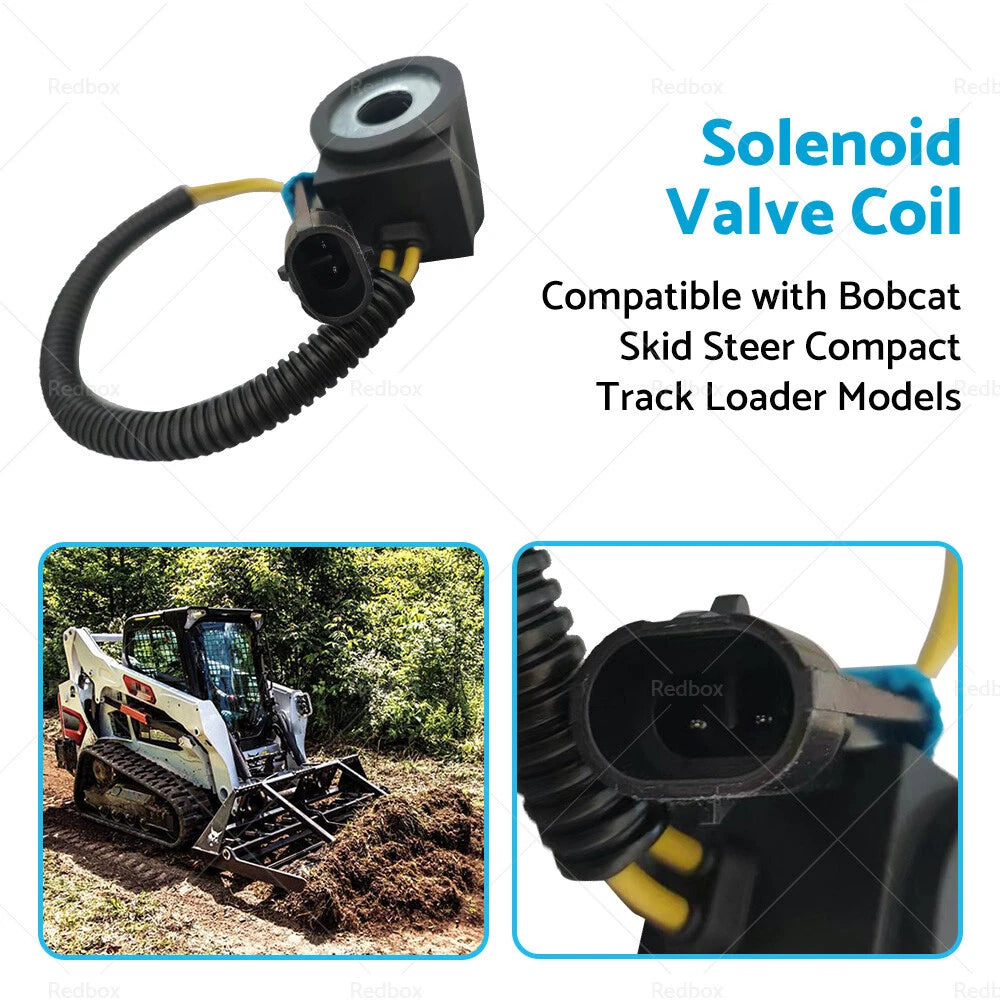 Solenoid Valve Coil for Bobcat 450 463 653 751 753 763 773 863 864