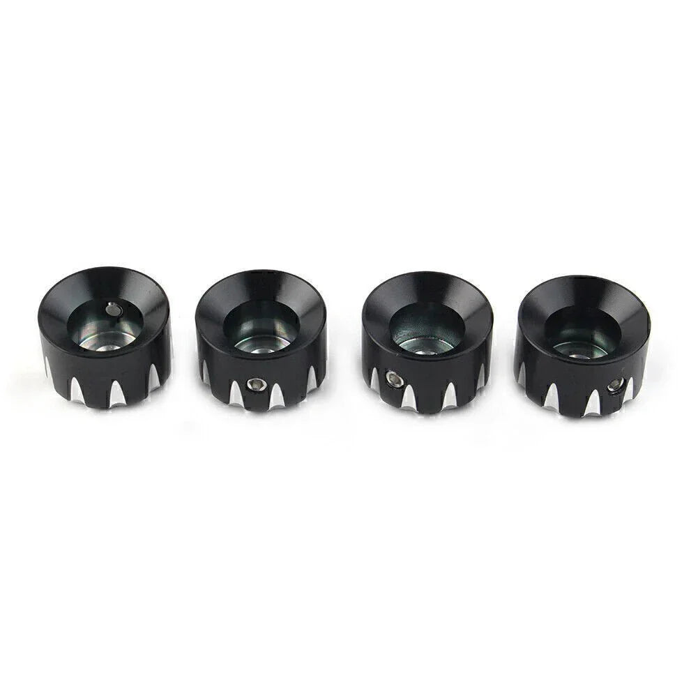 4 x Black Engine Screw Topper Cover Head Bolt Caps for Harley 883