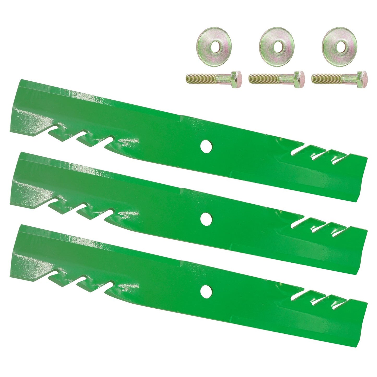 Deck Gator Blade with Bolt Replacement for Hustler Z Super Z (2000–2004)