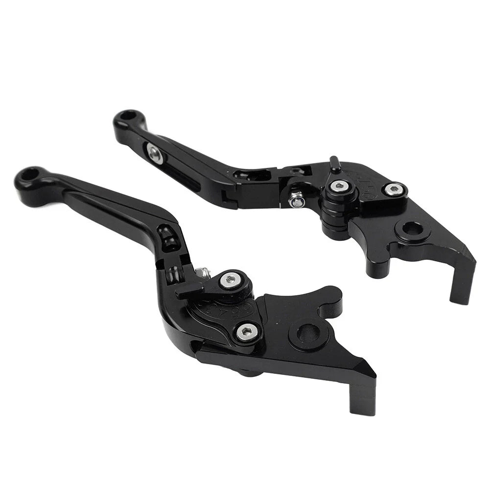 CNC Black Extendable Brake Clutch Levers for Ducati Monster (2001-2015)