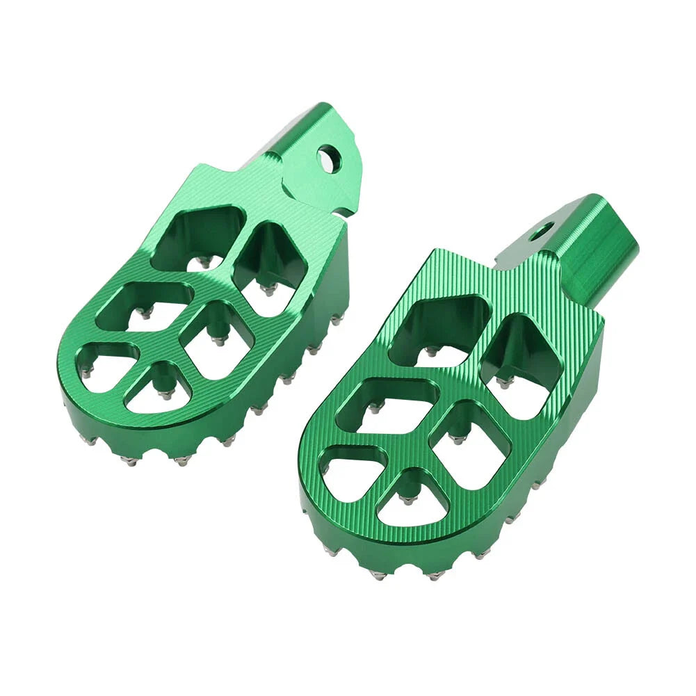 Green Foot Pegs for Sur Ron S/X, Honda CRF 150F 230F (2003-2019)