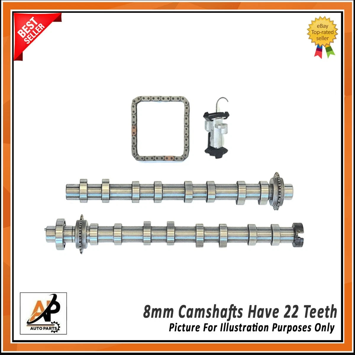 Camshaft Kit Replacement with Rocker Arms Hydraulic Lifters for Ford Blue HDI (2015–2019)