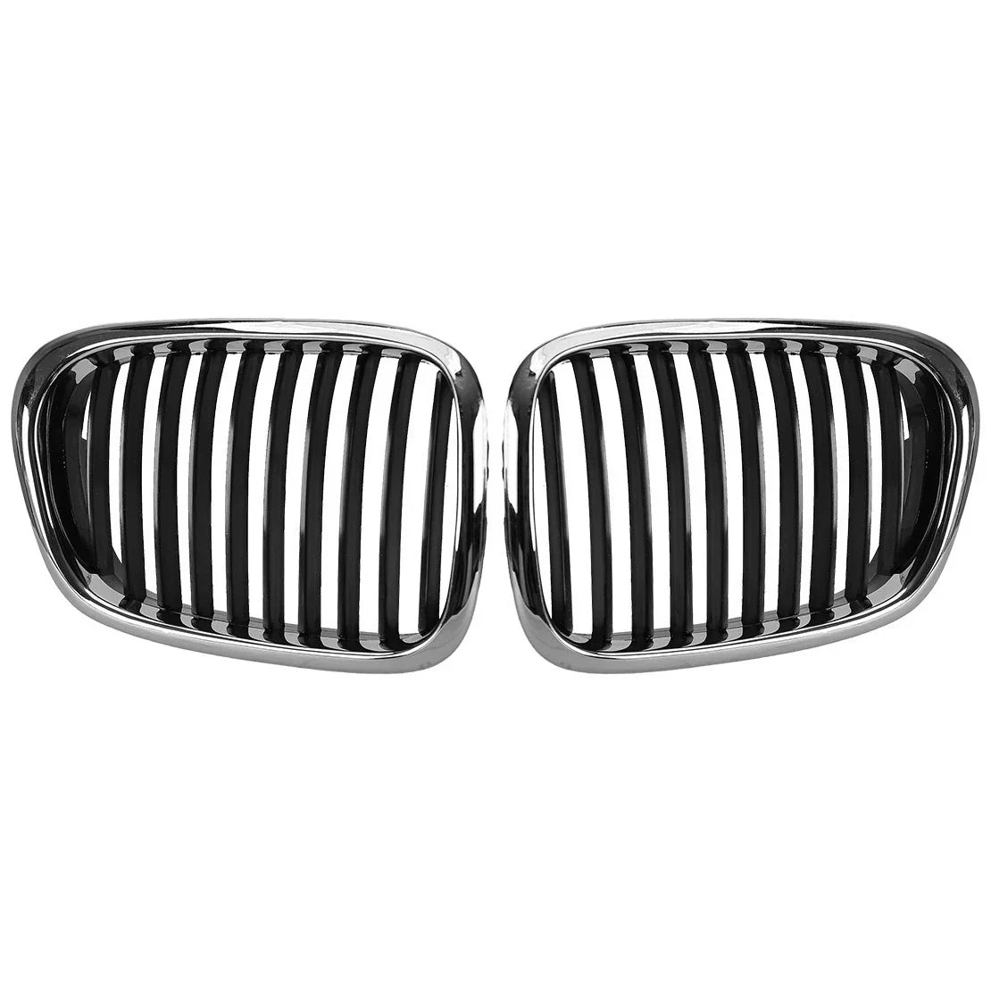 2 x Kidney Radiator Grille Ventilation Grill for BMW 5 E39 M5 (1999-2003)