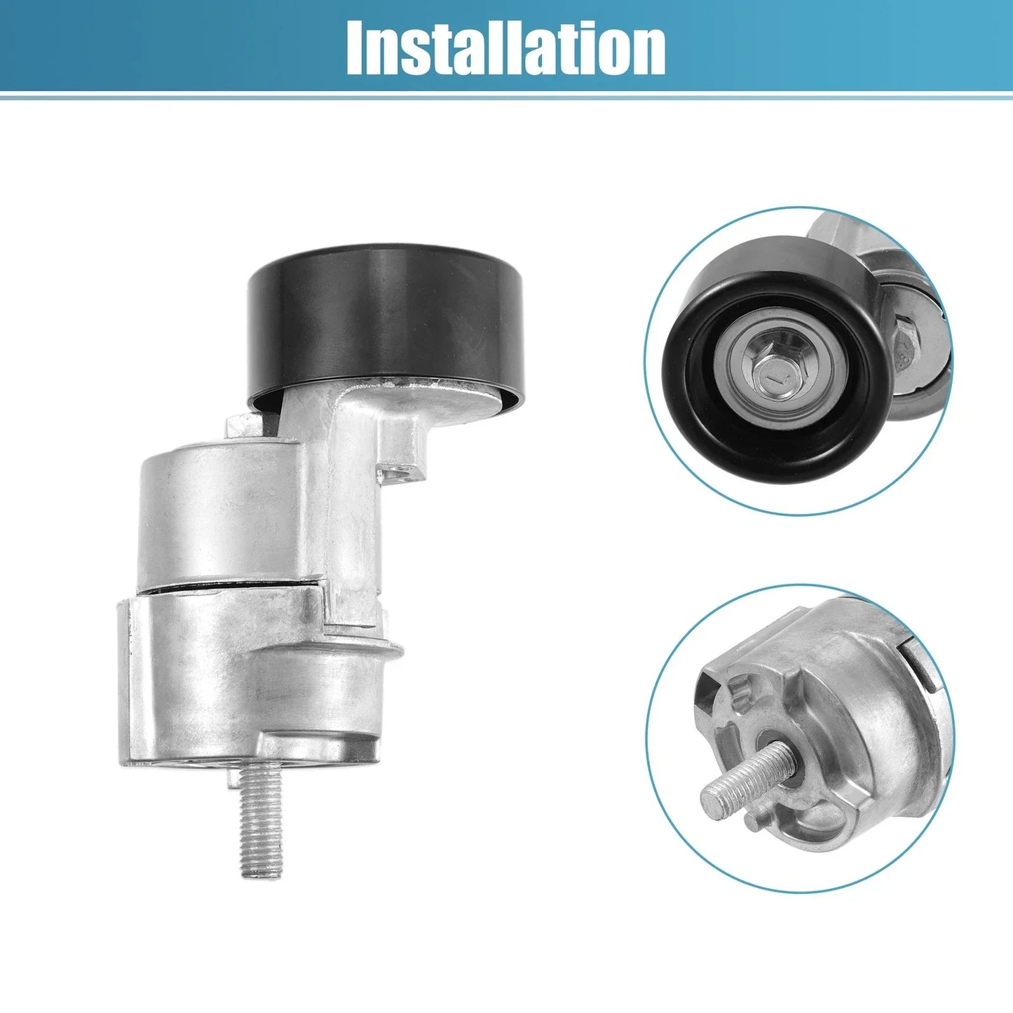 Belt Tensioner Pulley Assembly for Kia Optima 2006-2015 (2 x Items)