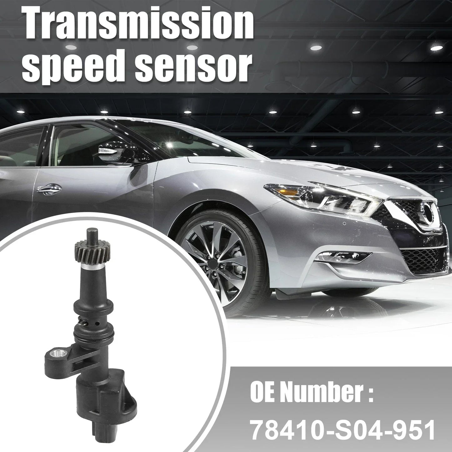 Transmission Speed Sensor for Honda Civic (2001-2005) 3 Pins Black 1 x Pcs