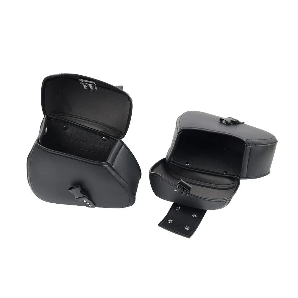 Saddlebag Storage Pouch for Motorcycle (Fits Various Models)