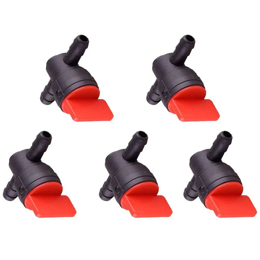 Fuel Tap 5 x Petrol Inline Filter Switch for Motorcycle