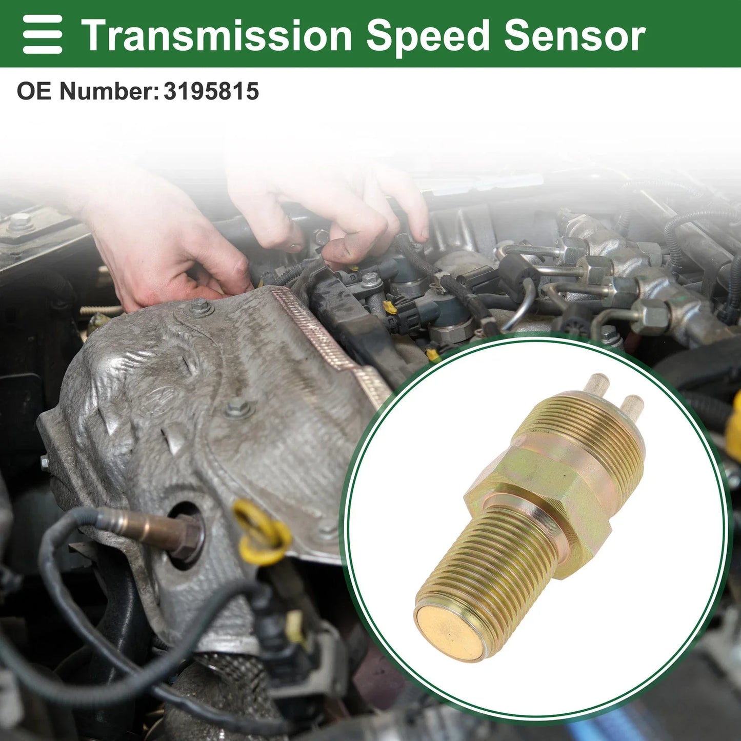 Transmission Speed Sensor for Volvo, DAF, Mercedes-Benz (2010-2023)